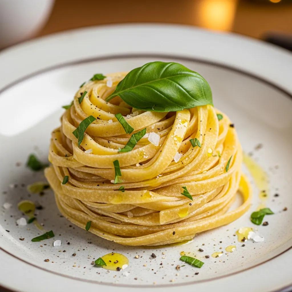Plat de pâtes faites à la main dans un restaurant italien centre ville Montreal mettant en évidence les techniques culinaires authentiques